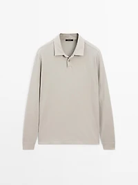 Polo effet usé 100 % coton