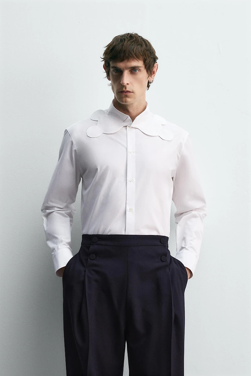 MICKEY MOUSE SILHOUETTE COLLAR SHIRT HARRY LAMBERT FOR ZARA X DISNEY