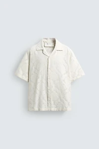 CHEMISE RELAXED FIT JACQUARD TEXTURÉ