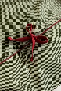 HOUSSE DE COUETTE RAYURES OVERLOCK