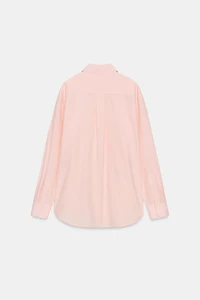 ZW COLLECTION STRIPED SHIRT WITH DETACHABLE COLLAR