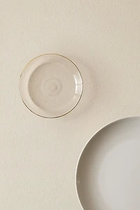 BOROSILICATE GLASS SIDE PLATE WITH RIM
