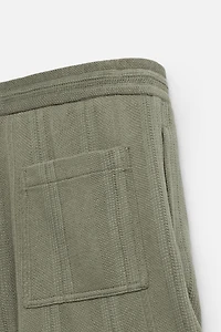 JACQUARD TEXTURED SHORTS