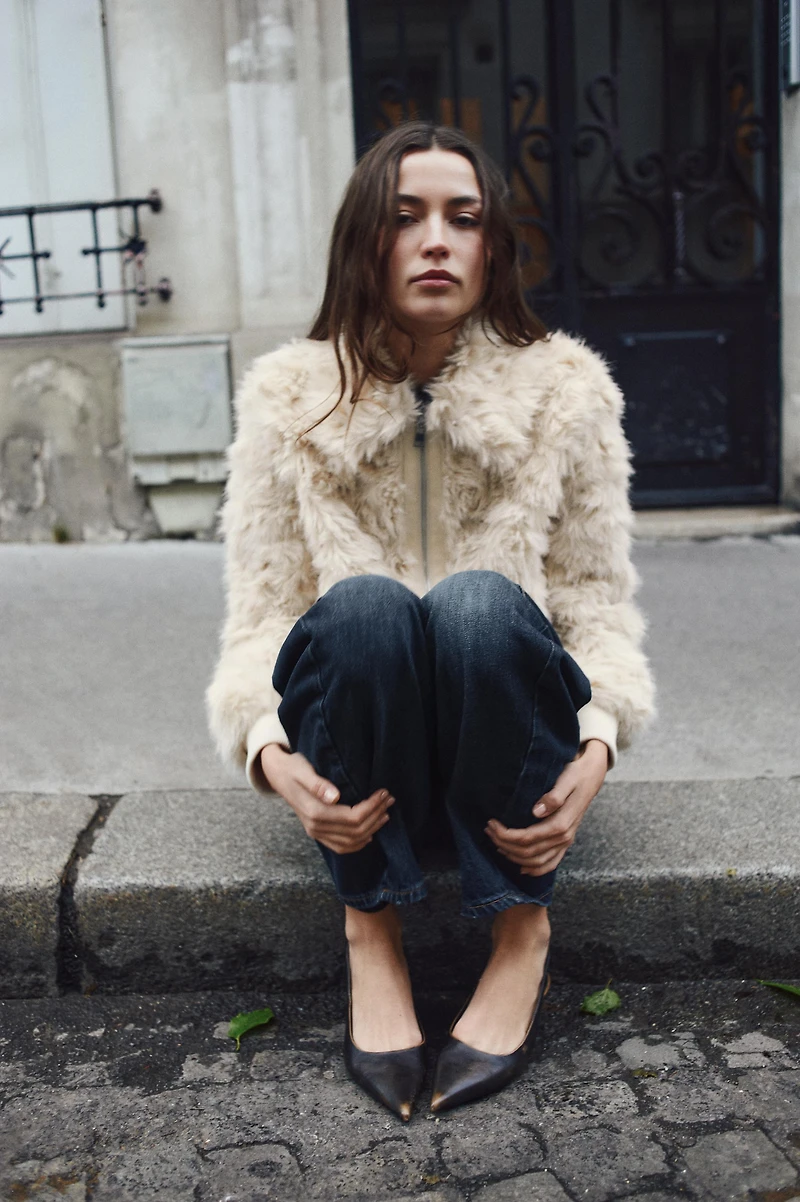 BOMBER EFFET FOURRURE