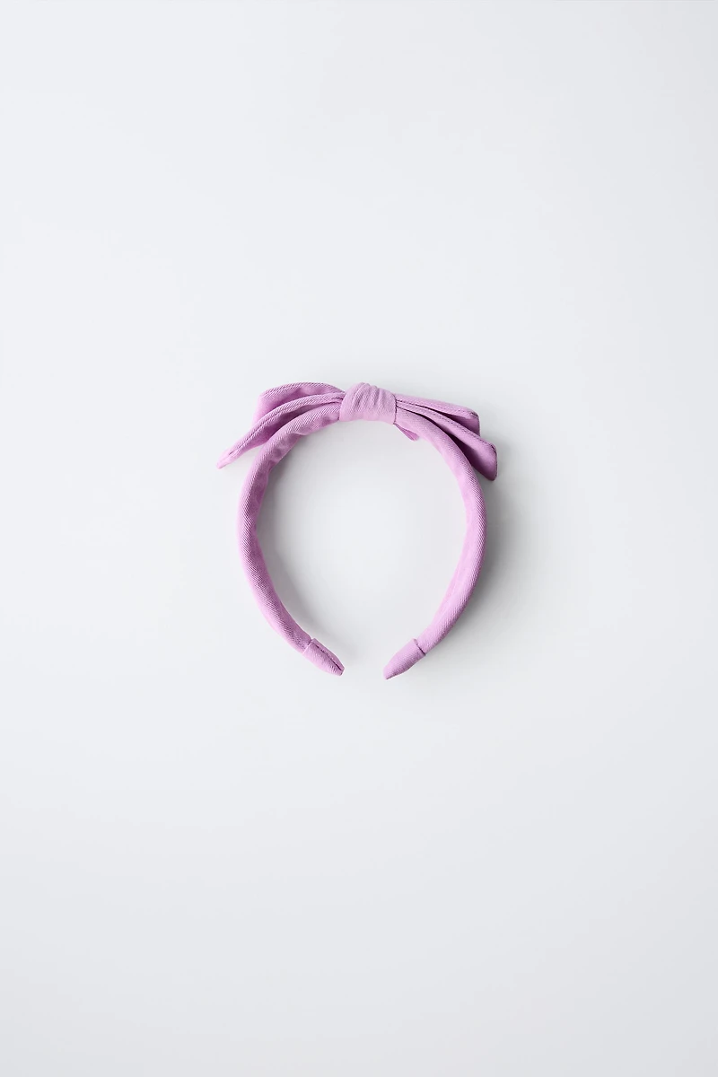 SERRE-TÊTE UNI AVEC NŒUD