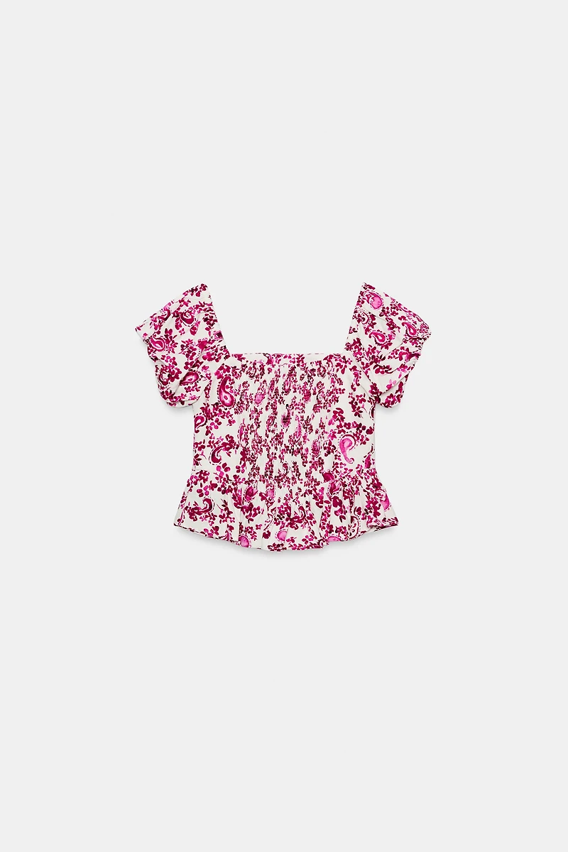 TOP BUSTIER IMPRIMÉ