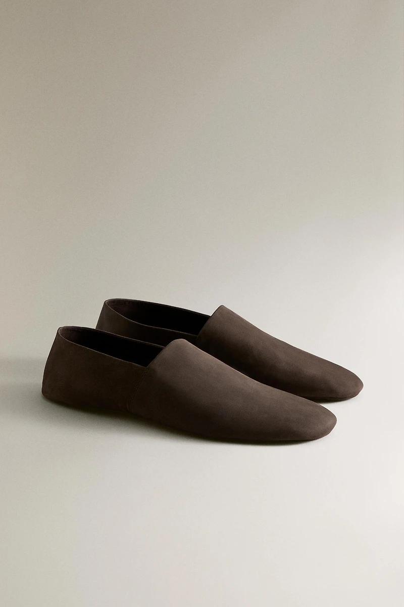 BABOUCHES CUIR DE VOYAGE