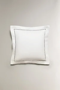 SATEEN PILLOWCASE WITH TRIM