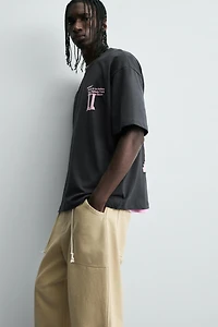 RUBBERIZED PRINT T-SHIRT