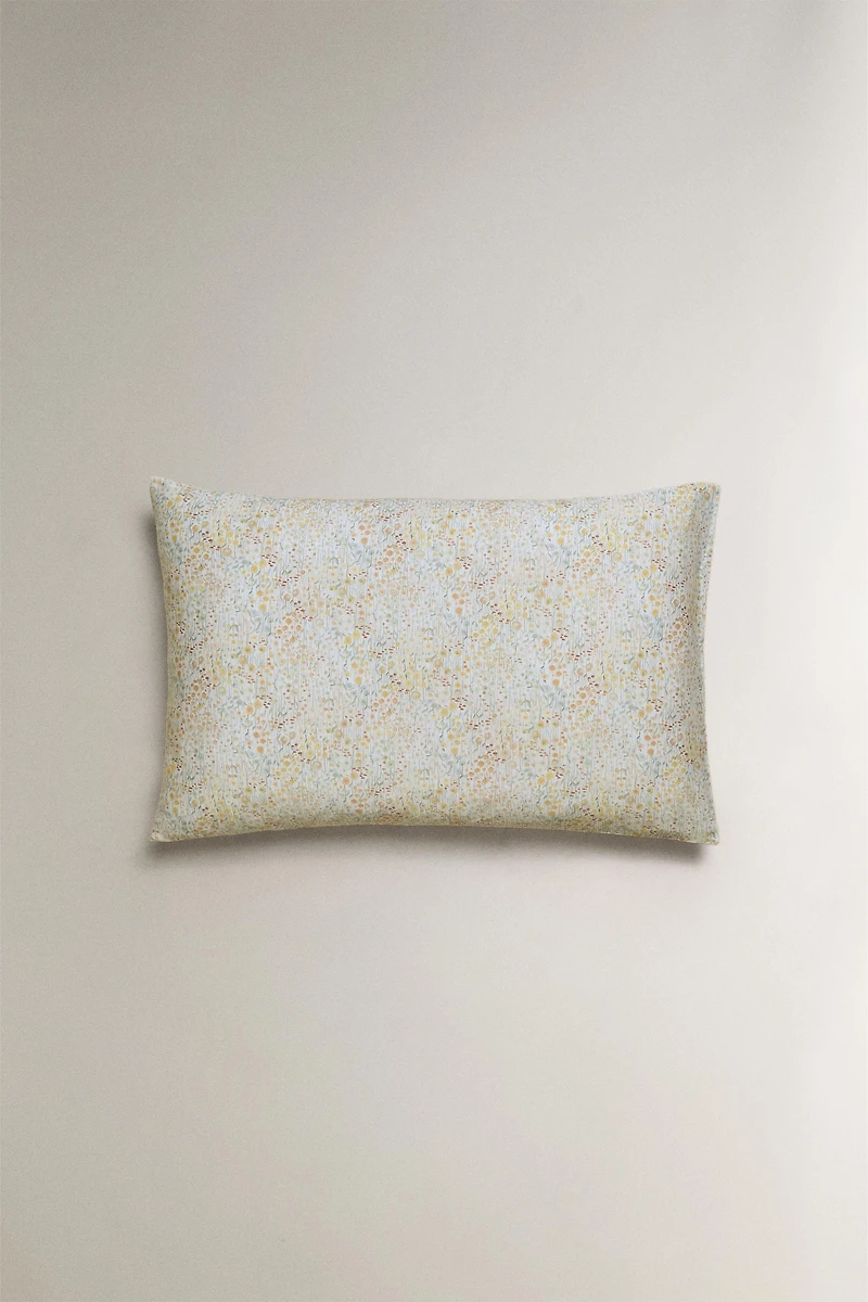 MINI FLORAL SATEEN PILLOWCASE