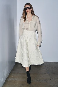 JUPE MI-LONGUE STRUCTURÉE ZW COLLECTION