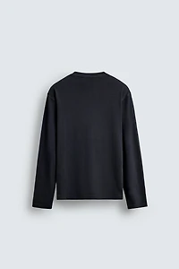 LONG SLEEVE POCKET T-SHIRT AARON LEVINE X ZARA