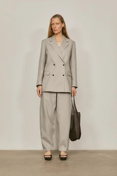 100% linen double-breasted suit blazer - LIMITED EDITION
