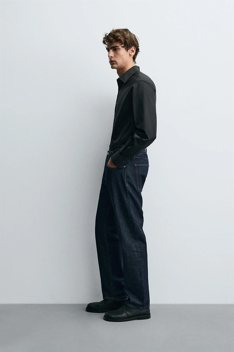 REGULAR FIT TEXTURED SHIRT
