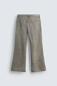 PANTALON FLARE EN VELOURS CÔTELÉ