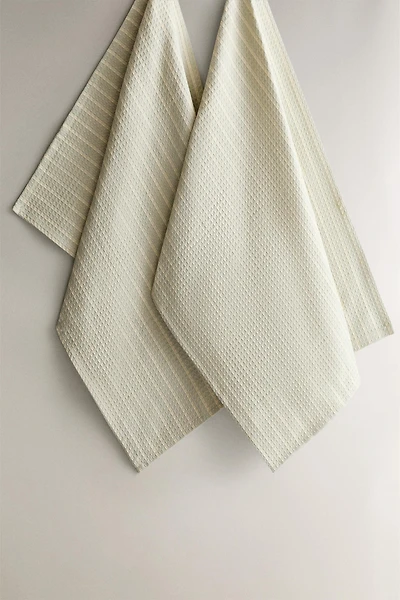 WAFFLE KITCHEN TEA TOWEL PACK (PACK OF 2)