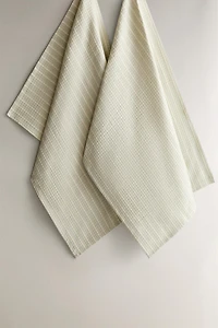 WAFFLE KITCHEN TEA TOWEL PACK (PACK OF 2)