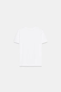 T-SHIRT DÉLAVÉ À MANCHES COURTES