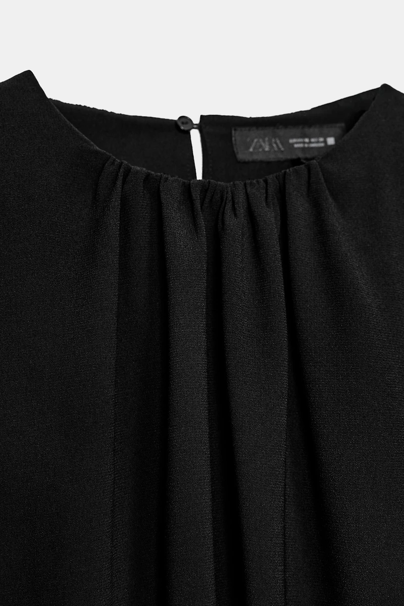 SHORT PUFF SLEEVE DRESS