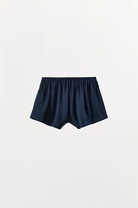 SHORT 100% SOIE