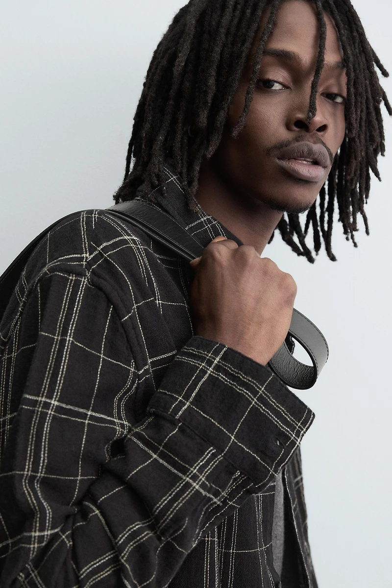 PLAID OVERSHIRT