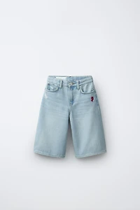 PENN © LONG DENIM SHORTS