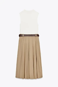 COMBINATION BELTED DRESS
