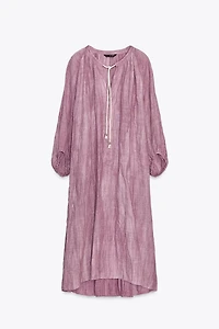 ROBE TUNIQUE EN LIN TIE DYE ZW COLLECTION