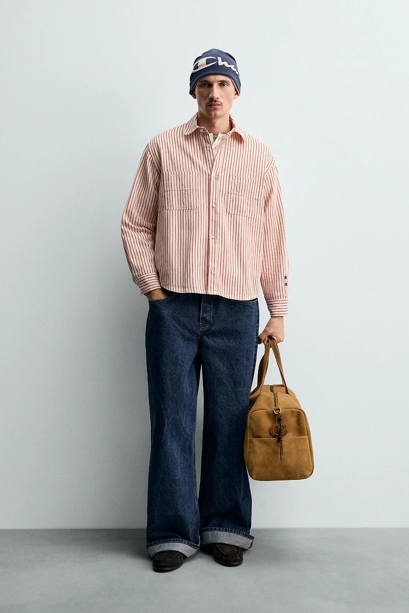 STRIPED SHIRT CHAMPION ® X ZARA