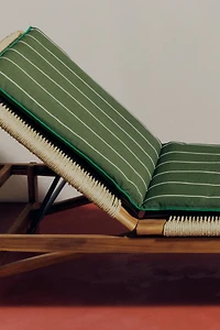 OUTDOOR TEAK LOUNGER