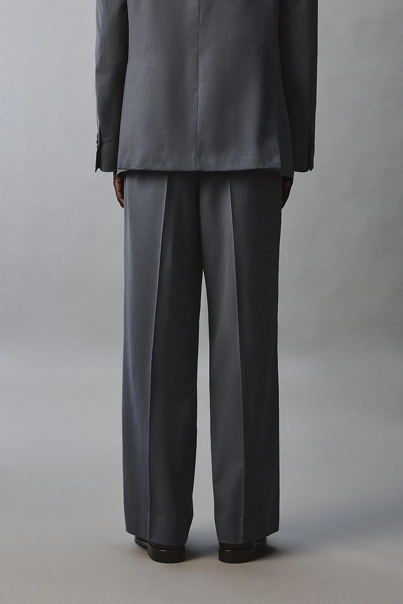 PANTALON DE COSTUME FLARE EN LAINE