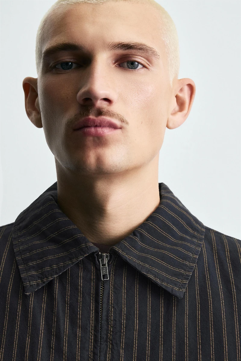 BLOUSON STRUCTURÉ À RAYURES