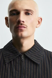 BLOUSON STRUCTURÉ À RAYURES