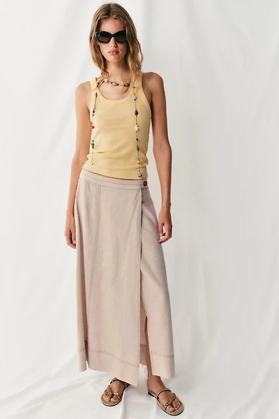 RIBBED SLEEVELESS TOP