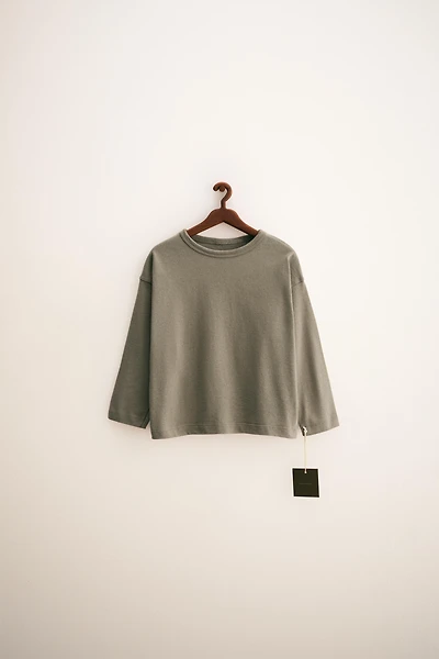 ZARA TIMELESS - T-SHIRT UNIE EN COTON