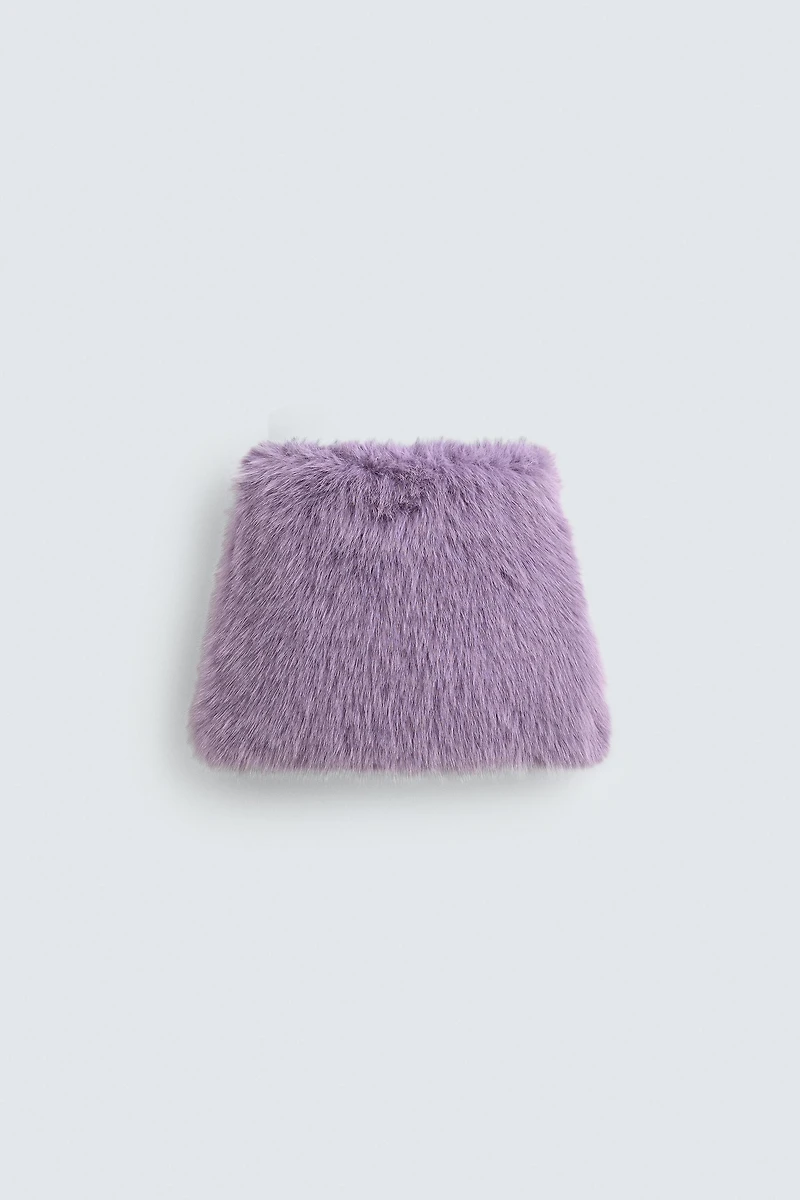 MINI-JUPE EFFET FOURRURE HARRY LAMBERT FOR ZARA X DISNEY