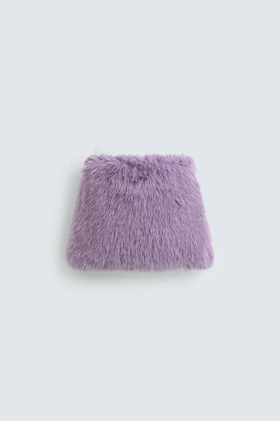 MINI-JUPE EFFET FOURRURE HARRY LAMBERT FOR ZARA X DISNEY