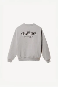 WILLY CHAVARRIA X ZARA EMBROIDERED CREWNECK SWEATSHIRT