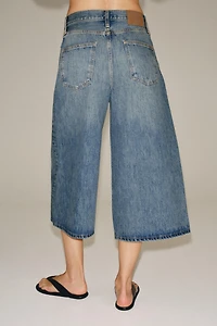 BERMUDA EN JEAN TAILLE MOYENNE ZW COLLECTION