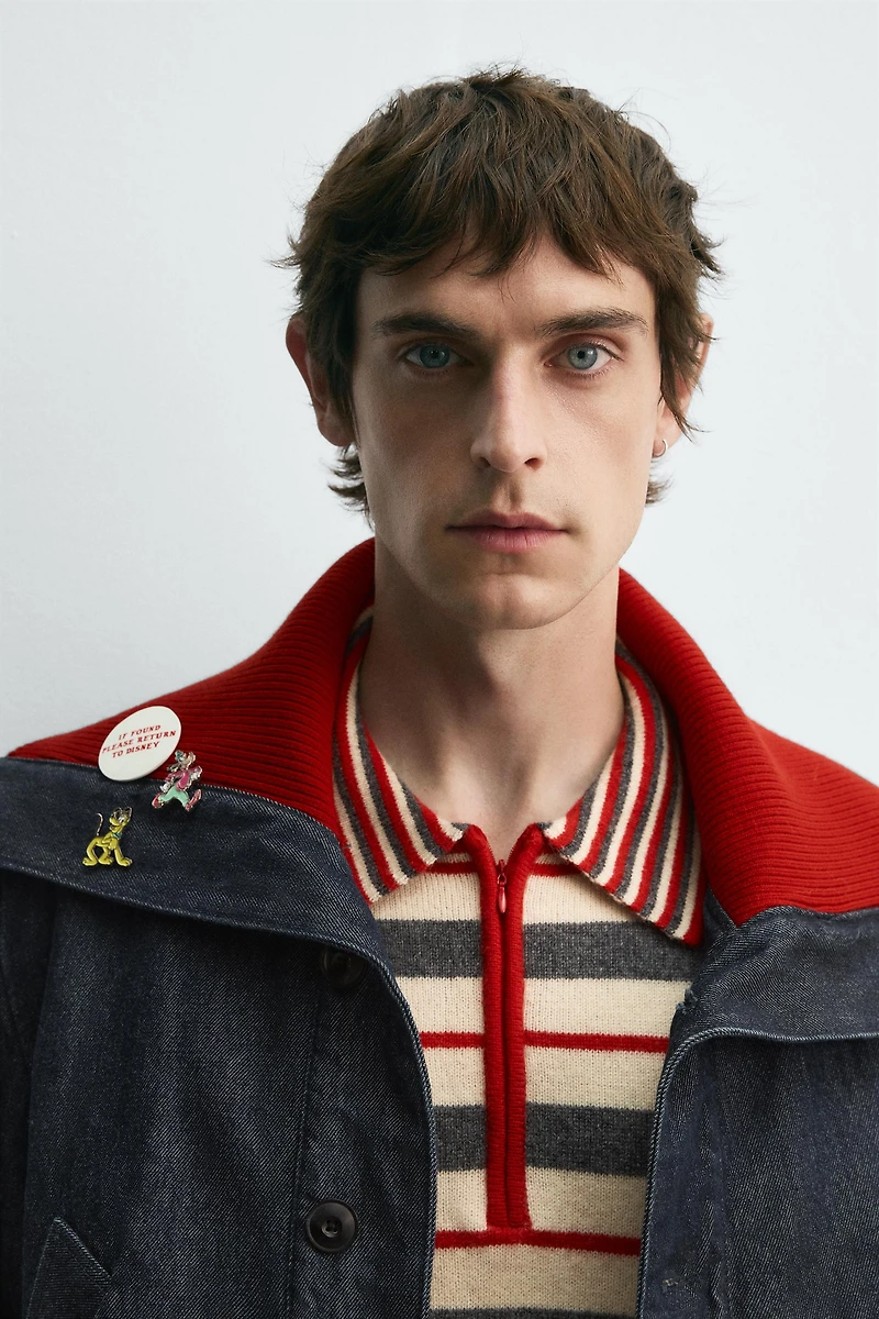 VESTE EN DENIM RIB HARRY LAMBERT FOR ZARA X DISNEY