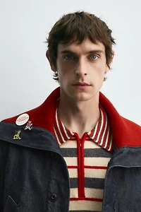 VESTE EN DENIM RIB HARRY LAMBERT FOR ZARA X DISNEY