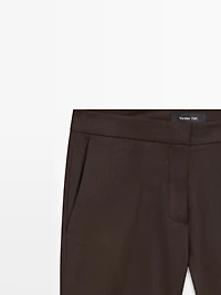 Linen quick-flare pants