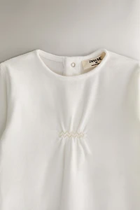 VELOUR BABY ROMPER