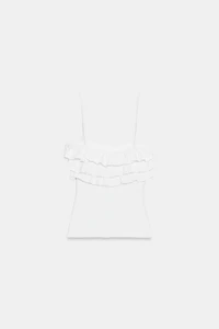 RUFFLED CAMISOLE