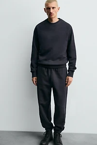 REGULAR FIT JOGGING PANTS WITH PIPING