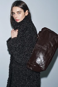 MAXI LEATHER BOWLING BAG