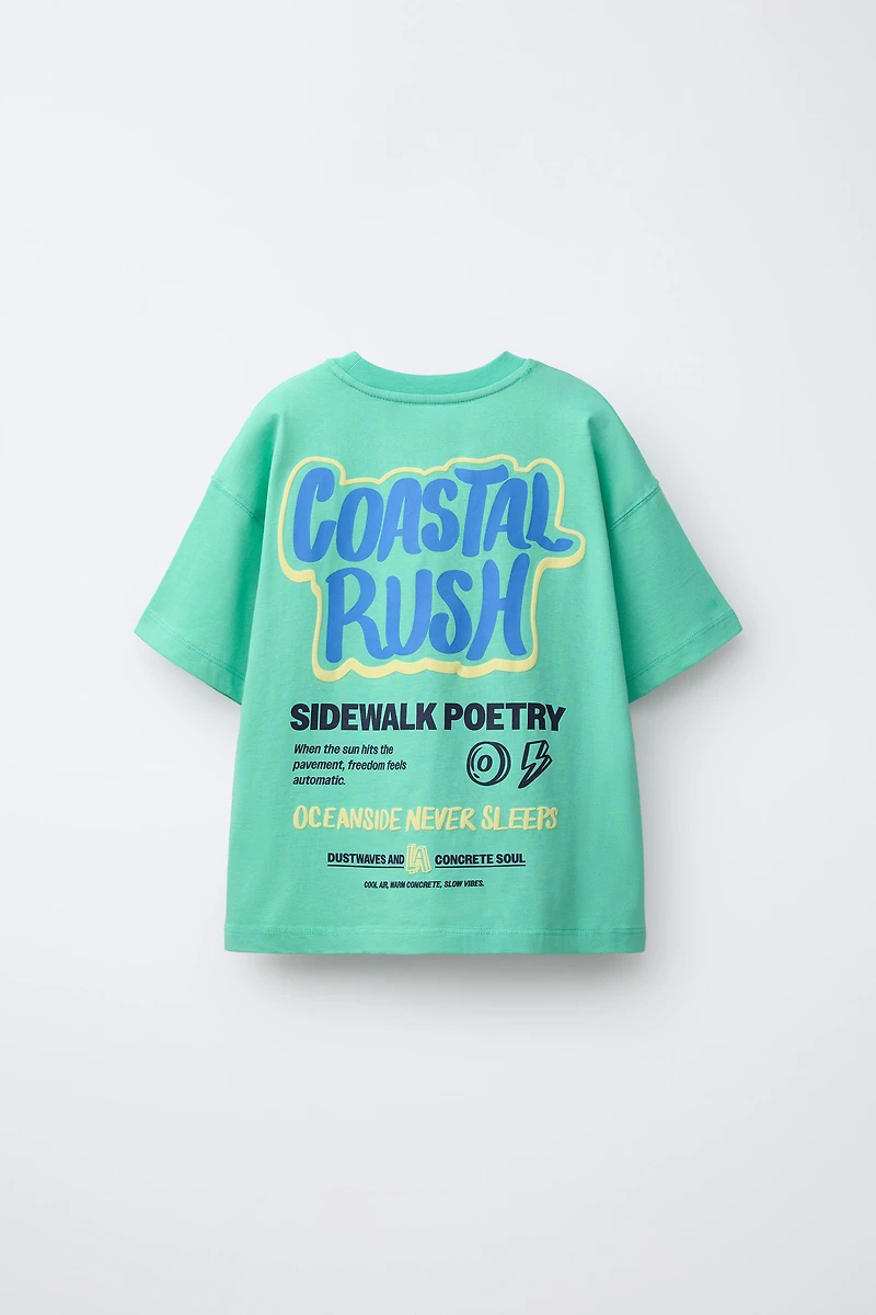 T-SHIRT À IMPRIMÉ EN RELIEF