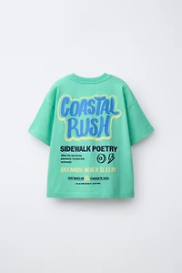 T-SHIRT À IMPRIMÉ EN RELIEF