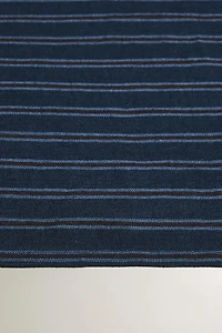 STRIPED AND FLORAL PAREO BEACH TOWEL