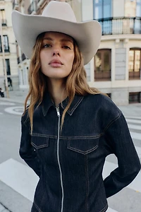 VESTE EN JEAN AJUSTÉE Z1975